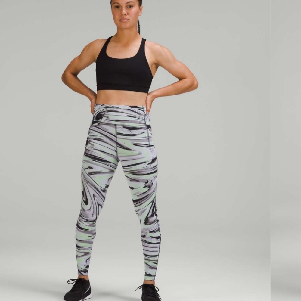 Lululemon Swift Speed High-Rise Tight 28" (Paint Glide Wrap Multi)
